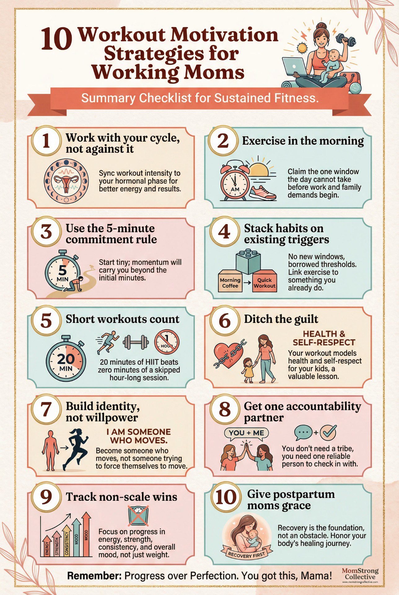 Overcoming The Time Crunch With Quick Workout Motivation For Working Moms