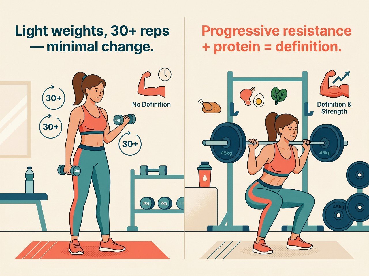 Toning vs Building Muscle For Women: What Science Actually Says