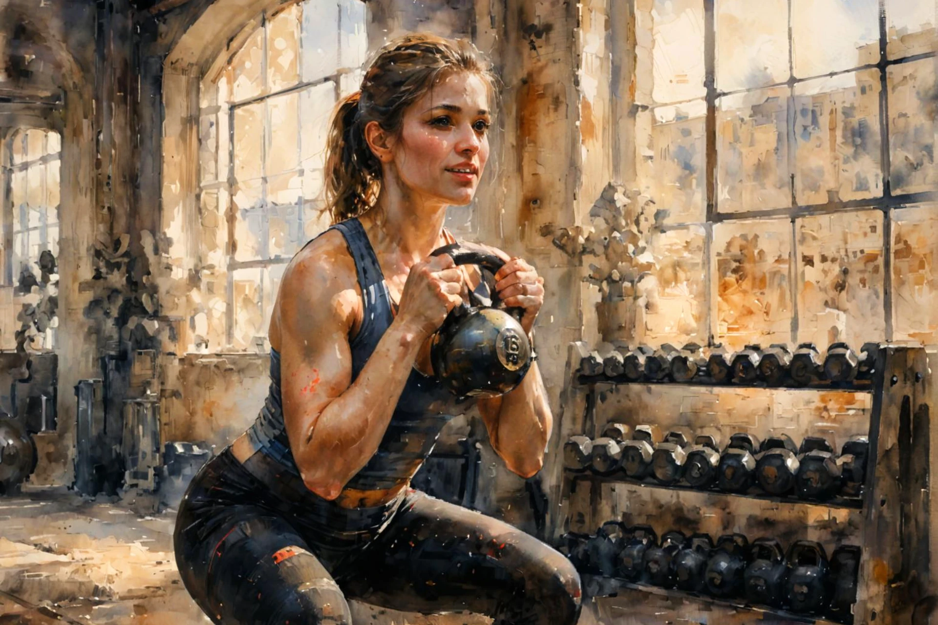 weight loss exercises to transform your body find your mix. AI art image