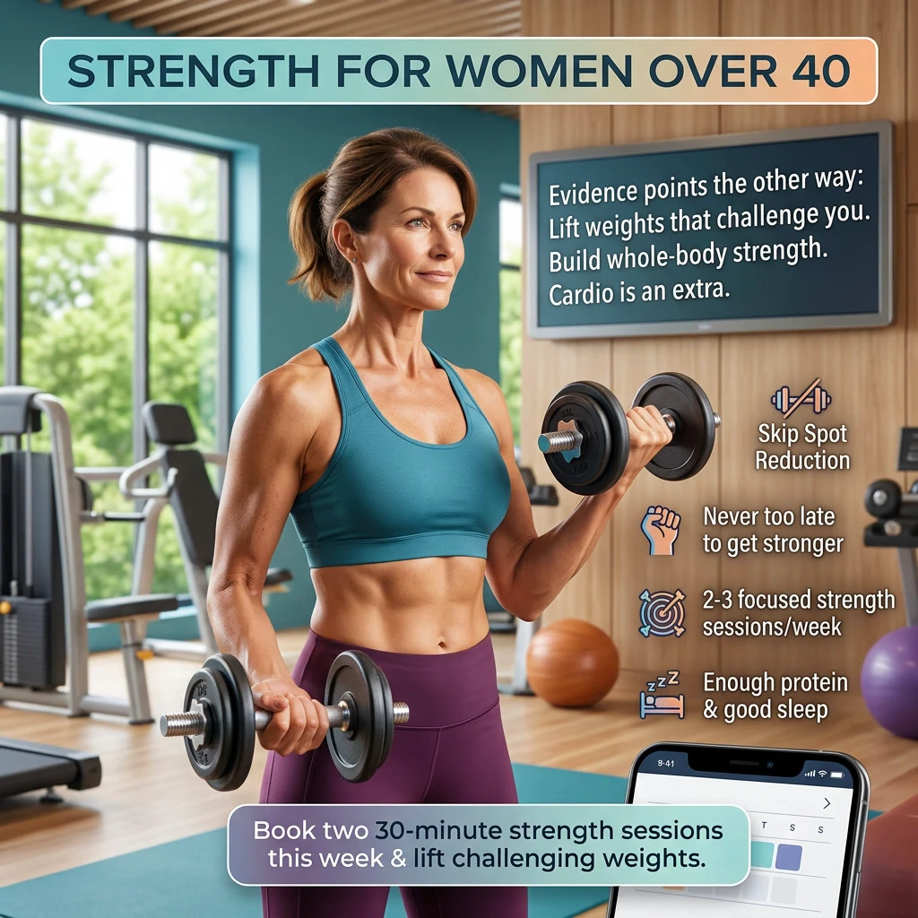 what are common fitness myths about women that need debunking 09 Fitness Myths About Women. 3D illustration.